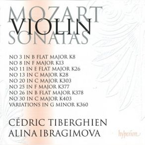 Mozart: Violin Sonatas Nos. 3, 8, 11, 13, 20, 25, 26, 30; Variations In G Minor (CD2) album cover