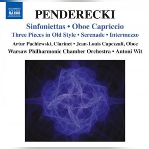 Penderecki: Sinfoniettas - Oboe Capriccio album cover