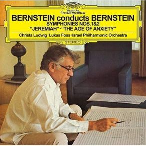 Bernstein - Symphony No. 1 Jeremiah, No. 2 The Age Of Anxiety - Leonard Bernstein album cover