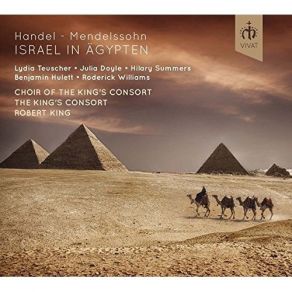 Handel - Israel In Egypt - Robert King album cover