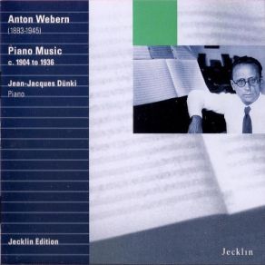 Webern - Piano Works - Jean-Jacques Dunki album cover