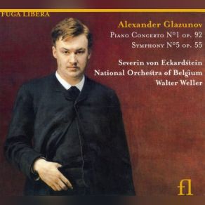 Glazunov: Piano Concerto No. 1, Op. 92 & Symphony No. 5, Op. 55 album cover