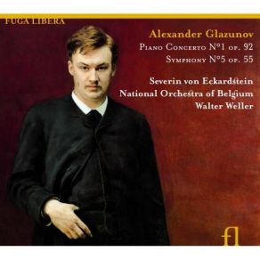 Glazunov - Piano Concerto No. 1, Symphony No. 5 - Von Eckardstein, Weller album cover