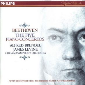 Beethoven - The Five Piano Concertos - Brendel, Levine album cover