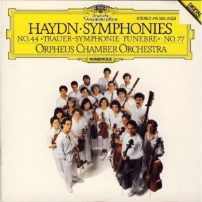 Haydn - Symphonies Nos 44 And 77 - Orpheus Chamber Orchestra album cover