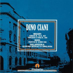 Mozart, Bach & Dallapiccola: Piano Works (Live) album cover