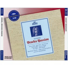 Handel - Brockes Passion - August Wenzinger album cover