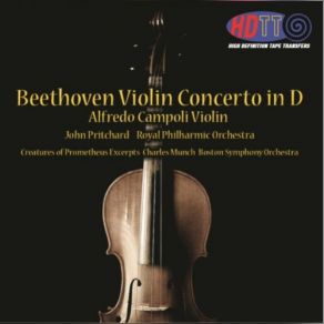 Beethoven: Violin Conerto In D & Creatures Of Prometheus Excerpts album cover