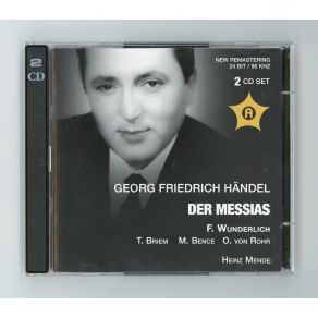Handel - Der Messias - Heinz Mende album cover