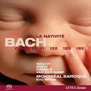 Bach - La Nativite Cantates - Eric Milnes album cover