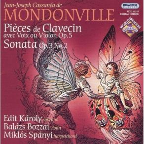 Mondonville - Pieces De Clavecin Avec Voix Ou Violon, Op. 5; Sonata, Op. 3 №2 album cover