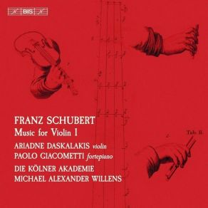 Schubert - Music For Violin, Vol. 1 - Ariadne Daskalakis album cover