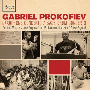 Gabriel Prokofiev - Saxophone Concerto, Bass Drum Concerto album cover