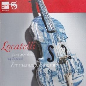 Locatelli - 24 Capriccios For Solo Violin - Emmanuele Baldini album cover