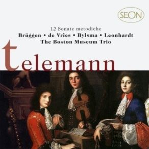 Telemann - 12 Sonate Metodische - Han De Vries, Wouter Moller, Bob Van Asperen album cover