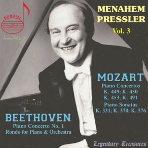 Manahem Pressler, Vol. 3: Mozart, Beethoven (CD2) album cover