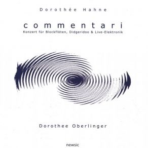 Dorothee Hahne: Commentari album cover