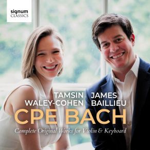 CPE Bach: Complete Original Works For Violin & Keyboard (CD2) album cover