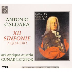 Caldara - XII Sinfonie A Quattro - Letzbor album cover