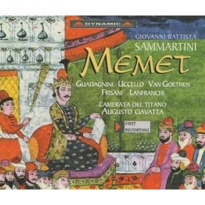 Sammartini Giovanni Battista - Memet - Augusto Ciavatta album cover