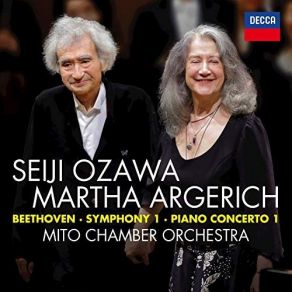 Beethoven - Symphony No. 1 And Piano Concerto No. 1 - Seiji Ozawa album cover