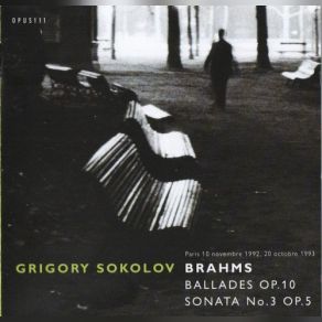 Brahms: Ballades Op. 10, Sonata In F Minor album cover