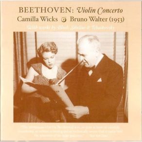 Camilla Wicks Plays Beethoven album cover