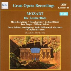 Mozart - Die Zauberflote - Beecham (Naxos) album cover