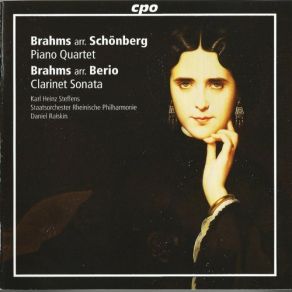 Brahms Arr. Schoenberg: Piano Quartet; Brahms Arr. Berio: Clarinet Sonata album cover