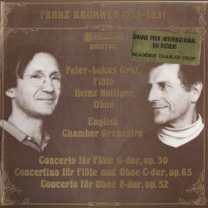 Krommer: Flute And Oboe Concertos album cover