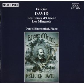 Felicien David - Les Brises D'Orient - Daniel Blumenthal album cover