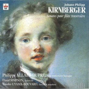 Kirnberger: Flute Sonatas album cover