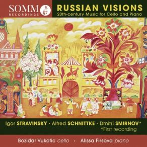 Russian Visions: 20th-Century Music For Cello & Piano album cover