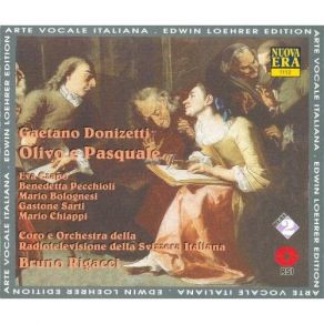 Donizetti - Olivo E Pasquale - Bruno Rigacci album cover