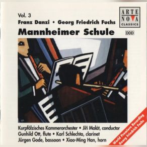 Danzi, Fuchs: Clarinet Concertos (Mannheimer Schule, Vol. 3) album cover