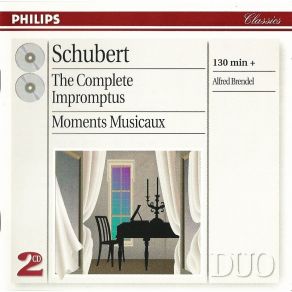 Schubert - The Complete Impromptus, Moments Musicaux - Alfred Brendel album cover