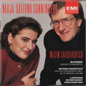 Barber, Shostakovich: Violin Concertos album cover
