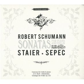 Schumann - Violin Sonatas - Sepec, Staier album cover