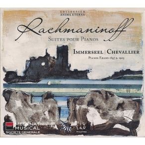 Rachmaninoff - Suites Pour Pianos - Immerseel, Chevallier album cover