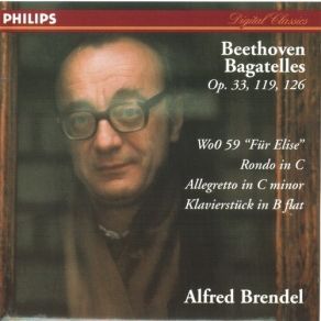 Beethoven - Bagatelles Op. 33, 119, 126 - Alfred Brendel album cover