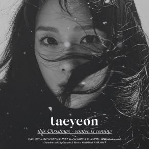 TaeYeon This Christmas - Winter Is Coming album cover