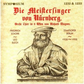Wagner - Die Meistersinger Von Nurnberg - Leo Blech album cover