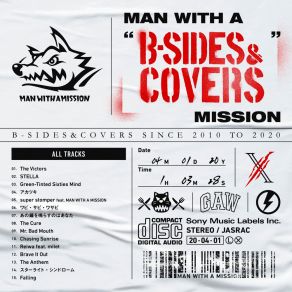 MAN WITH A " B-SIDES & COVERS " MISSION album cover