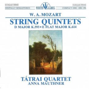 Mozart - String Quintets, KV. 593, 614 - Tatrai Quartet album cover