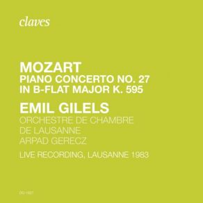 Mozart: Piano Concerto No. 27 (Live Recording, Lausanne 1983) (Maxi-Single) album cover