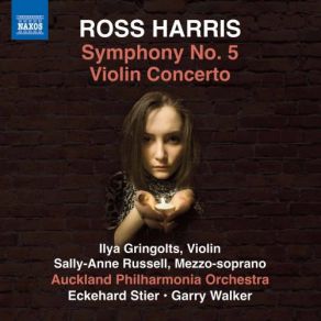 Ross Harris: Symphony No. 5 & Violin Concerto No. 1 album cover