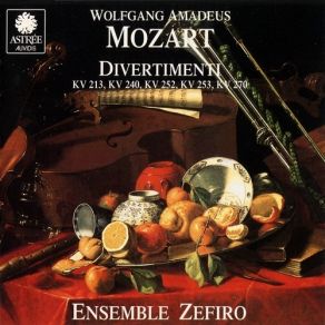 Mozart - Divertimenti - Zefiro album cover
