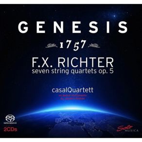 Genesis 1757 - Franz Xaver Richter - 7 String Quartets Op. 5 album cover