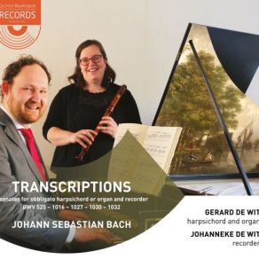 Transcriptions 5 Sonatas For Obbligato Harpsichord Or Organ And Recorder album cover