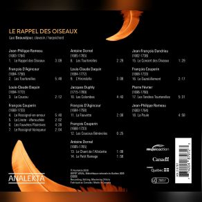 Couperin, Dandrieu, Daquin, Dornel, Duphly, Fevrier, Rameau - Le Rappel Des Oiseaux - (Japan Edition) album cover
